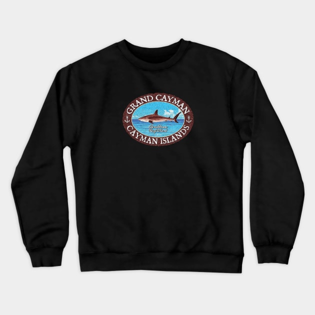 Grand Cayman, Cayman Islands, Caribbean Reef Shark Crewneck Sweatshirt by jcombs